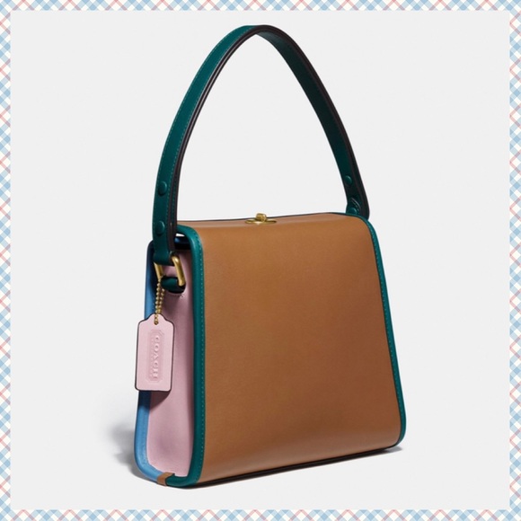 NWT Coach 1941 Turnlock Colorblock Shoulder Bag - Picture 6 of 12